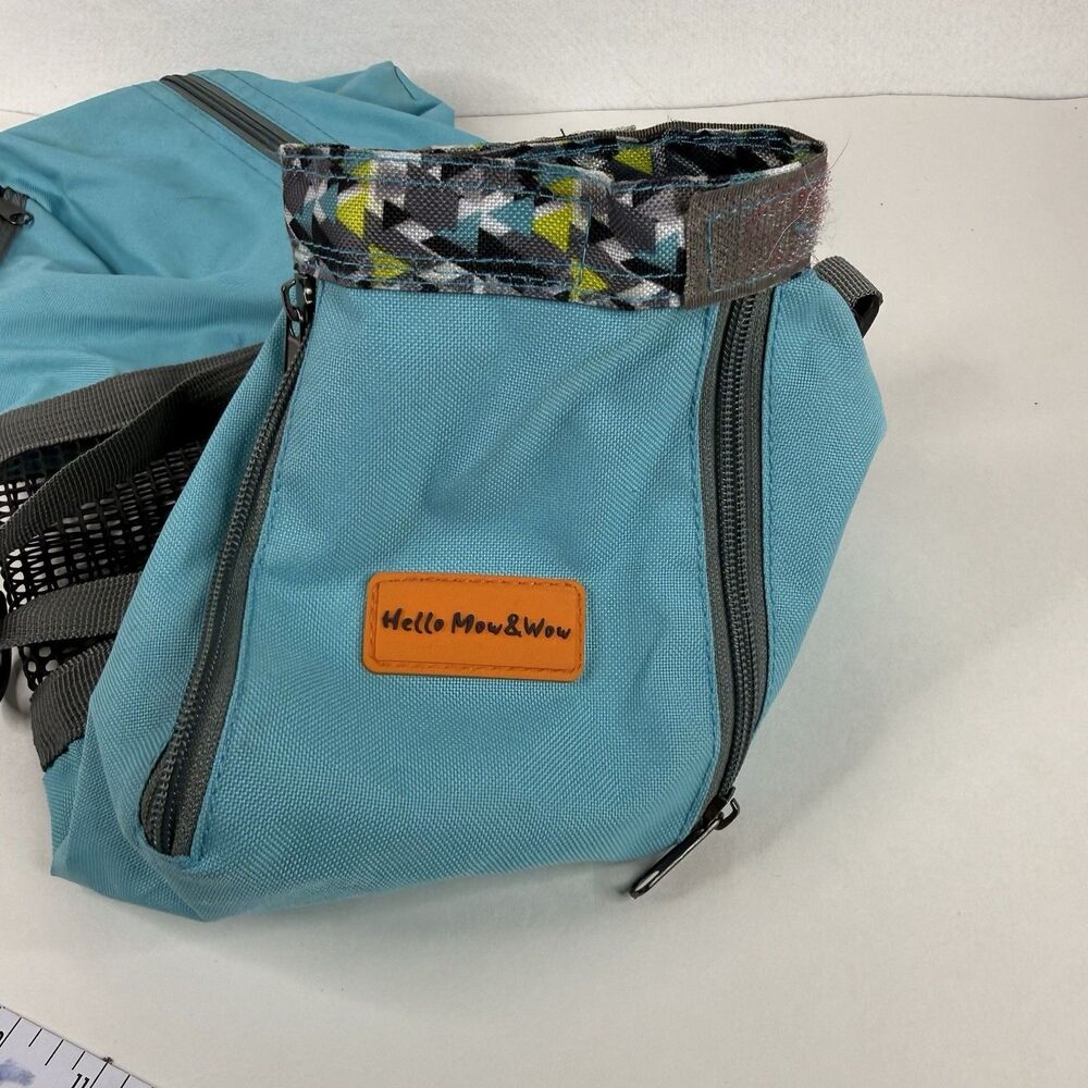 Hello Mow & Wow Pet Grooming Carrier S/M Teal Cat/Dog 1180